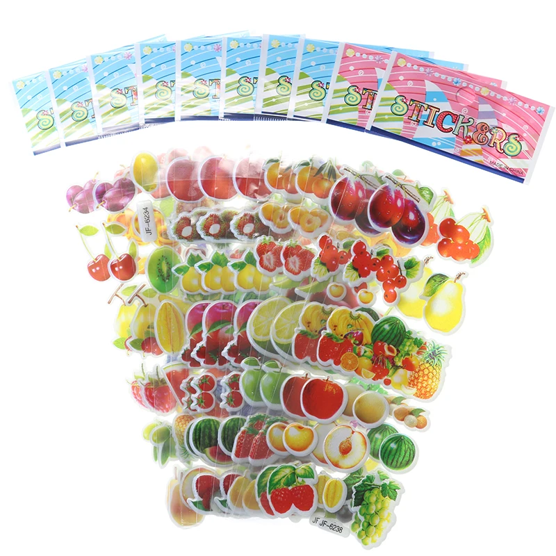 Children Stationery Sticker Creative Cartoon Fruit Bubble Sticker Mobile Phone Album Decoration Sticker 10pcs (Style Random)
Children Stationery Sticker Creative Cartoon Fruit Bubble Sticker Mobile Phone Album Decoration Sticker 10pcs (Style Random)
