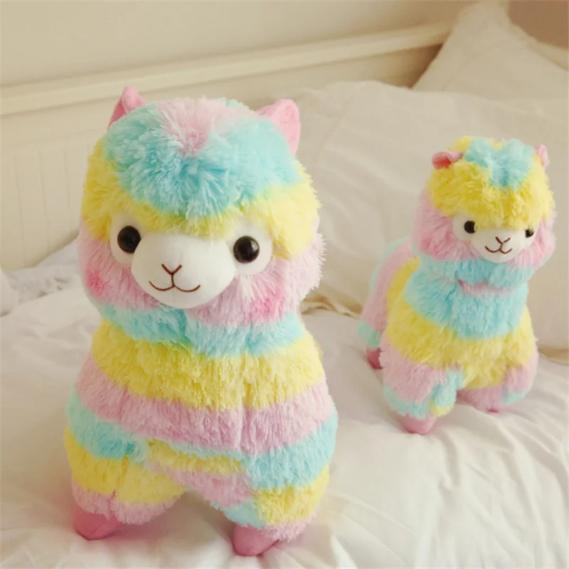 Hot 20cm Soft Cotton Rainbow Alpaca Stuffed Plush Toy Doll Rainbow Horse Lama Animals Toys For Children Birthday Christmas Gifts
Hot 20cm Soft Cotton Rainbow Alpaca Stuffed Plush Toy Doll Rainbow Horse Lama Animals Toys For Children Birthday Christmas Gifts
