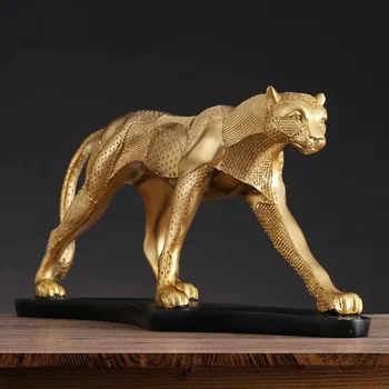 Leopard Carving Handmade Polyresin Cheetah Statue Animal Ornament Craft Home Furnishing for Business Gift and Home Decor L3223
Leopard Carving Handmade Polyresin Cheetah Statue Animal Ornament Craft Home Furnishing for Business Gift and Home Decor L3223