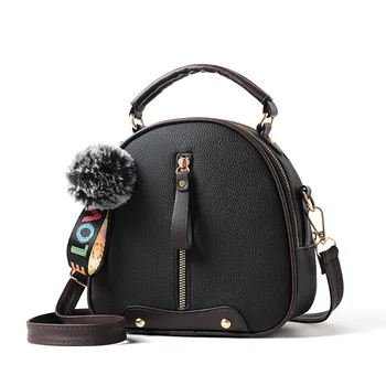 Fashion PU Leather Handbag for Women 2018 New Girl Messenger Bags with Ball Toy Bolsa Female Shoulder Bags Ladies Party Handbags
Fashion PU Leather Handbag for Women 2018 New Girl Messenger Bags with Ball Toy Bolsa Female Shoulder Bags Ladies Party Handbags