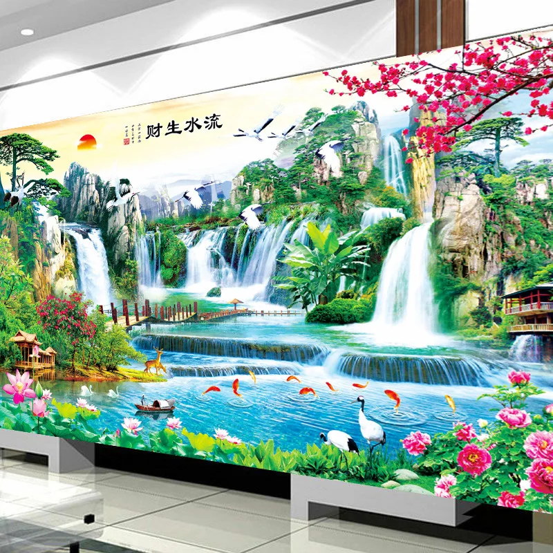 QIANZEHUI,Needlework,100% precision printing DIY Water Make money Cross stitch ,landscape full embroidery ,Wall Home Decro
QIANZEHUI,Needlework,100% precision printing DIY Water Make money Cross stitch ,landscape full embroidery ,Wall Home Decro