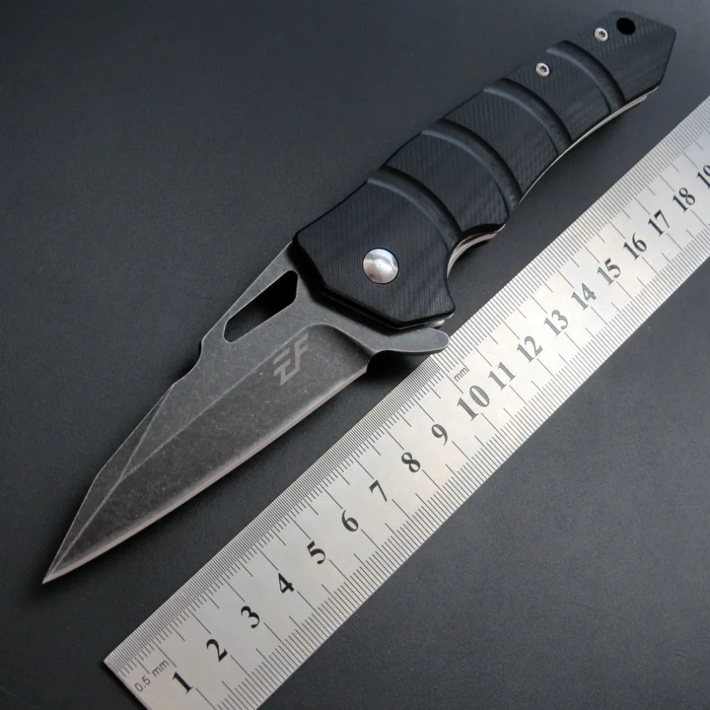 Eafengrow EF57 58-60HRC D2 Blade G10 Handle Folding knife Survival Camping tool Hunting Pocket Knife tactical edc outdoor tool
Eafengrow EF57 58-60HRC D2 Blade G10 Handle Folding knife Survival Camping tool Hunting Pocket Knife tactical edc outdoor tool