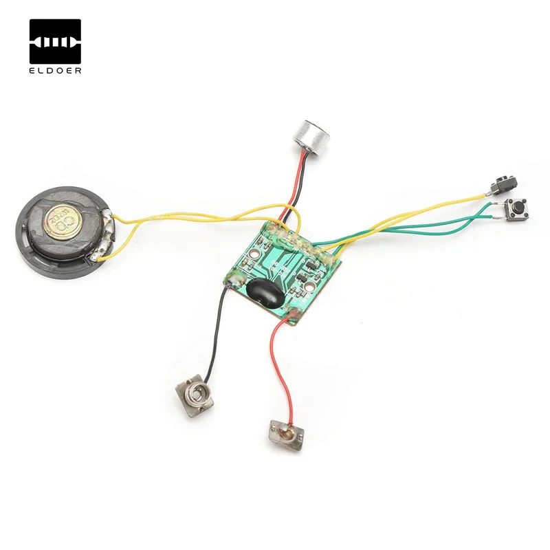 Max 10 Seconds Recordable Voice Recoder Chip Sound Recording Playback Module for Greeting Card Music Toy Integrated Circuits
Max 10 Seconds Recordable Voice Recoder Chip Sound Recording Playback Module for Greeting Card Music Toy Integrated Circuits