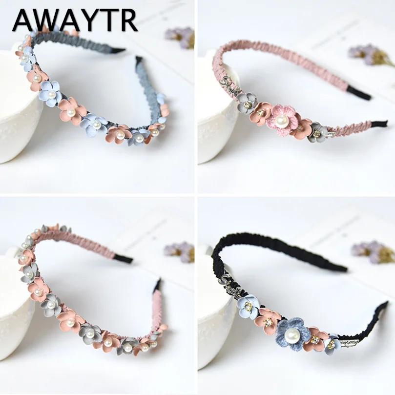 AWAYTR Girls Handmade Silk Flower Pearl Cloth Headband Little Princess Head Flower Headwear Headband Girls Hair Accessories
AWAYTR Girls Handmade Silk Flower Pearl Cloth Headband Little Princess Head Flower Headwear Headband Girls Hair Accessories