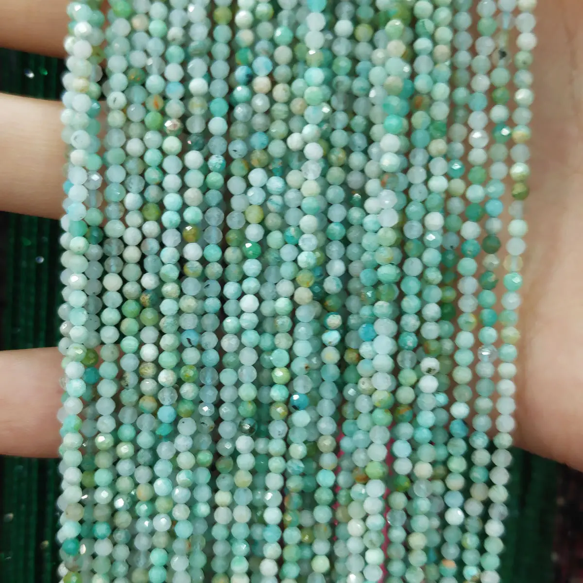 Natural Stone Amazonite Beads 2mm Small Round Loose Stone Bead for Jewelry Making DIY Bracelet Necklace Strand 15''
Natural Stone Amazonite Beads 2mm Small Round Loose Stone Bead for Jewelry Making DIY Bracelet Necklace Strand 15''