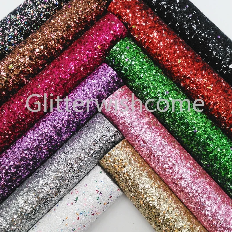 Glitterwishcome 21X29CM A4 Size Vinyl For Bows Christmas Chunky Glitter Leather Fabirc Faux Leather Sheets for Bows, GM383A
Glitterwishcome 21X29CM A4 Size Vinyl For Bows Christmas Chunky Glitter Leather Fabirc Faux Leather Sheets for Bows, GM383A