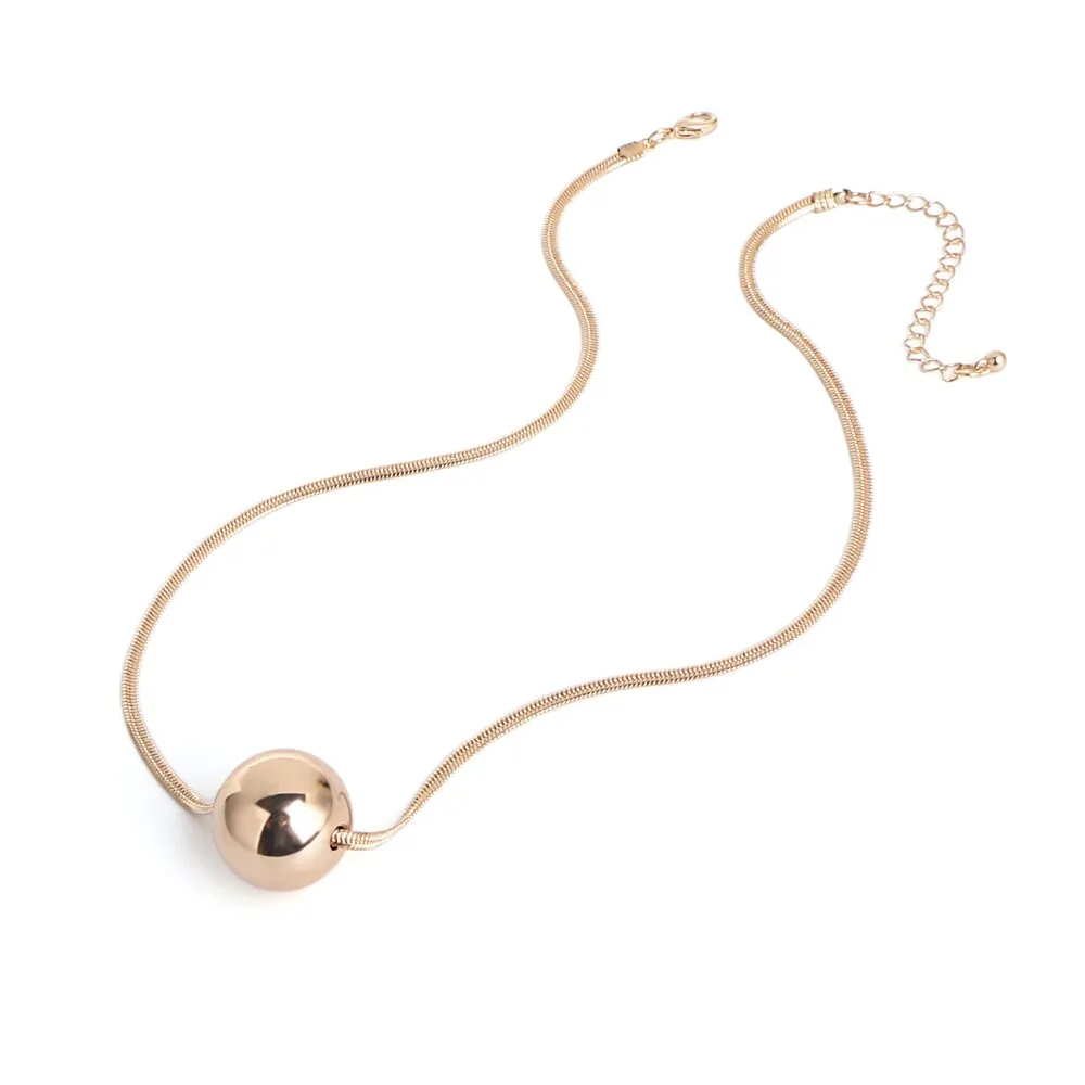 KOMI Gold Colors Round Ball Pendant Long Necklaces Simple Design Metal Necklace Colares Femininos Women Jewelry A10311
KOMI Gold Colors Round Ball Pendant Long Necklaces Simple Design Metal Necklace Colares Femininos Women Jewelry A10311