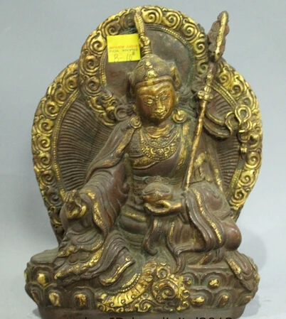 xiuli 003765 8" Tibet Buddhism Bronze 24K Gold Guru Padmasambhava Rinpoche Buddha Statue
xiuli 003765 8" Tibet Buddhism Bronze 24K Gold Guru Padmasambhava Rinpoche Buddha Statue