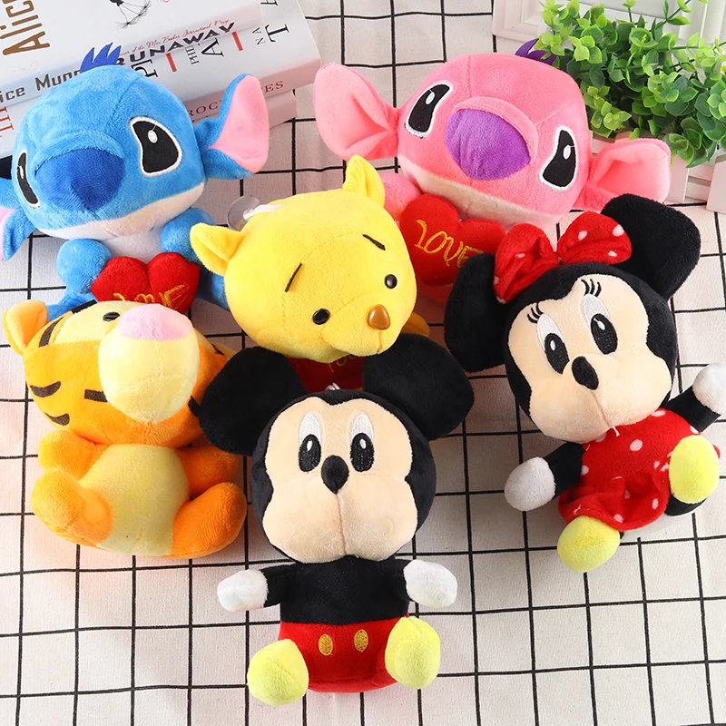 Disney Winnie the Pooh Mickey Mouse Minnie Shidi Couple Jumping Tiger 16cm Knitted Plush Toy Doll 16cm Children's Birthday Gift
Disney Winnie the Pooh Mickey Mouse Minnie Shidi Couple Jumping Tiger 16cm Knitted Plush Toy Doll 16cm Children's Birthday Gift
