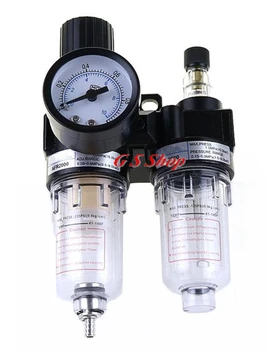 AFC2000 G1/4" Air Filter Regulator Combination Lubricator ,FRL Two Union Treatment ,AFR2000 + AL2000
AFC2000 G1/4" Air Filter Regulator Combination Lubricator ,FRL Two Union Treatment ,AFR2000 + AL2000