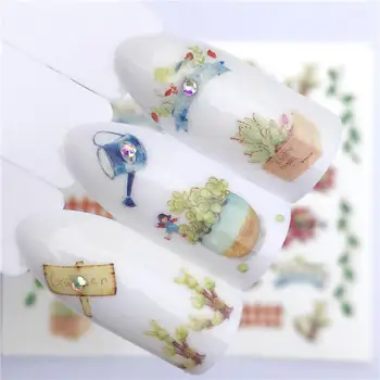 YWK 1 Sheet Fleshy flower / Flowers / Green Leaves Water Transfer Slider for Manicure Nail Art Decoration
YWK 1 Sheet Fleshy flower / Flowers / Green Leaves Water Transfer Slider for Manicure Nail Art Decoration