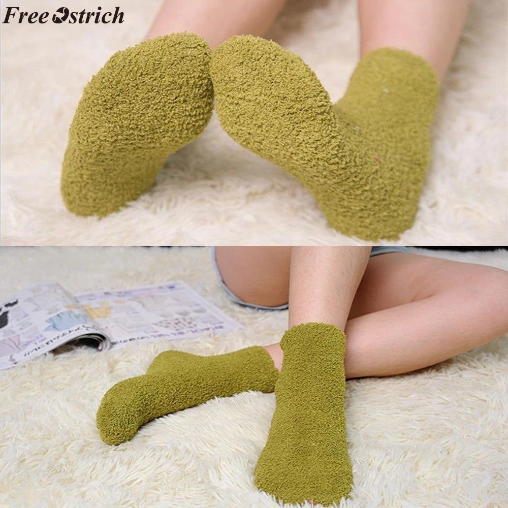 FREE OSTRICH 1 Pair Home Women Girls Soft Bed Floor Socks Fluffy Warm Winter Pure Color Thick towel socks
FREE OSTRICH 1 Pair Home Women Girls Soft Bed Floor Socks Fluffy Warm Winter Pure Color Thick towel socks