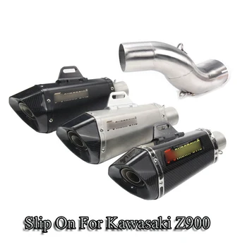 For Kawasaki Z900 All Year Slip On 51mm Motorcycle Exhaust Muffler Pipe Middle Elbow Link Pipe With Removable DB Killer Escape
For Kawasaki Z900 All Year Slip On 51mm Motorcycle Exhaust Muffler Pipe Middle Elbow Link Pipe With Removable DB Killer Escape