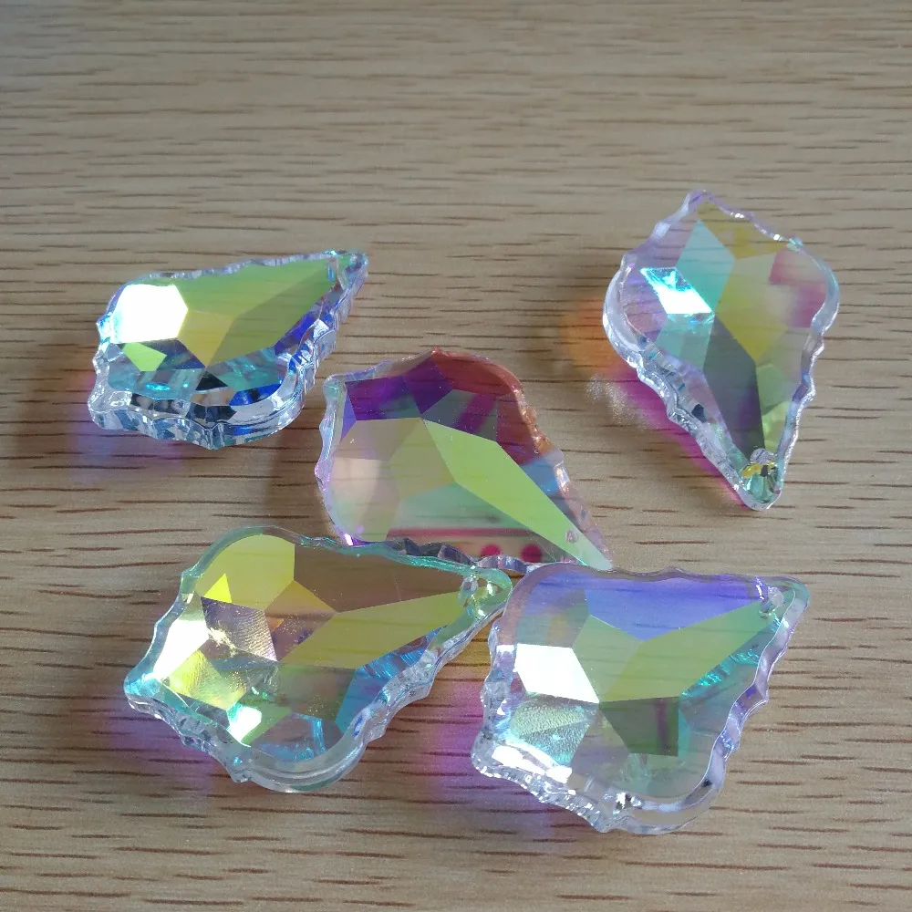 63mm Clear AB Maple Leaf Crystal Prisms sun catcher spare parts for chandeliers 20pcs Prism Feng Shui
63mm Clear AB Maple Leaf Crystal Prisms sun catcher spare parts for chandeliers 20pcs Prism Feng Shui
