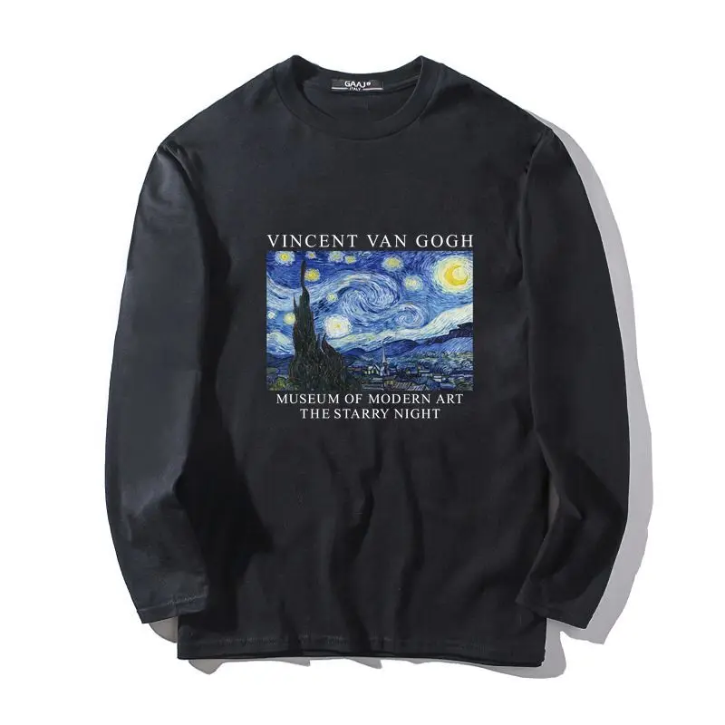 T Shirt Men 100 Cotton GAAJ Vincent Van Gogh The Starry Night Casual Cotton Man & Women Unisex Long Sleeve High X44YA#
T Shirt Men 100 Cotton GAAJ Vincent Van Gogh The Starry Night Casual Cotton Man & Women Unisex Long Sleeve High X44YA#