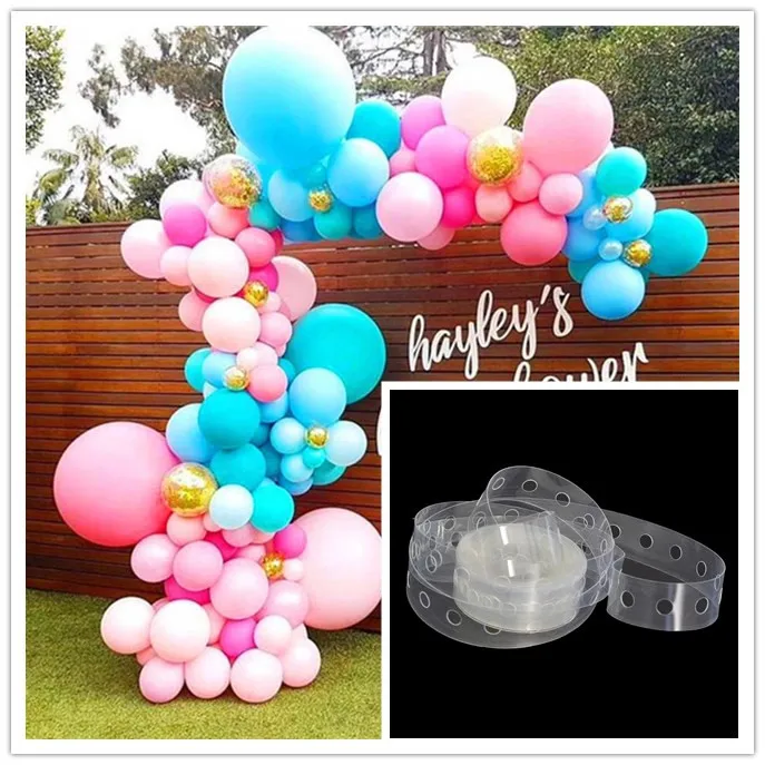 5M/lot Balloon Chain Connect Strip Balloon Tie Knob Tool Birthday Party Wedding Decoration Supplies Ballons Accessories
5M/lot Balloon Chain Connect Strip Balloon Tie Knob Tool Birthday Party Wedding Decoration Supplies Ballons Accessories
