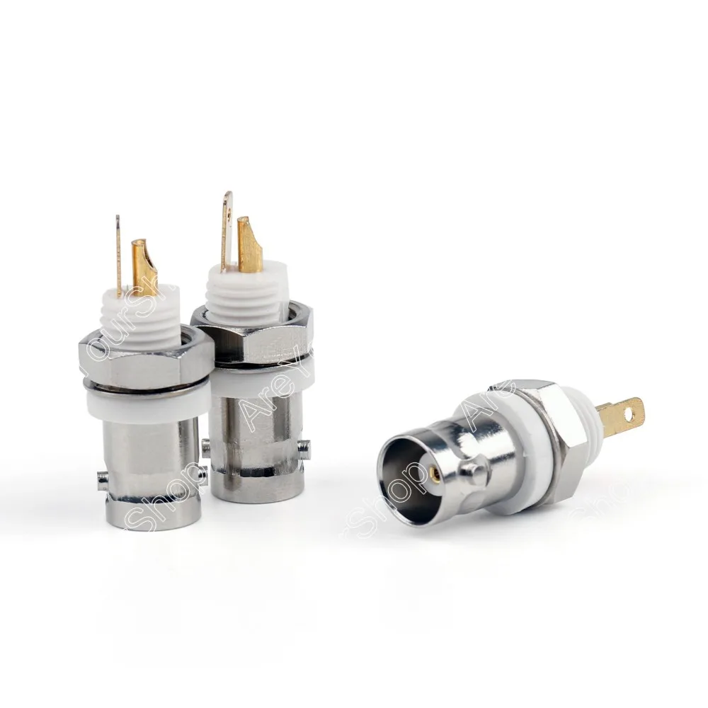 Areyourshop Sale 10 Pcs Copper BNC Female Isolated Bulkhead Mount For RF Radio Adapter Connector
Areyourshop Sale 10 Pcs Copper BNC Female Isolated Bulkhead Mount For RF Radio Adapter Connector