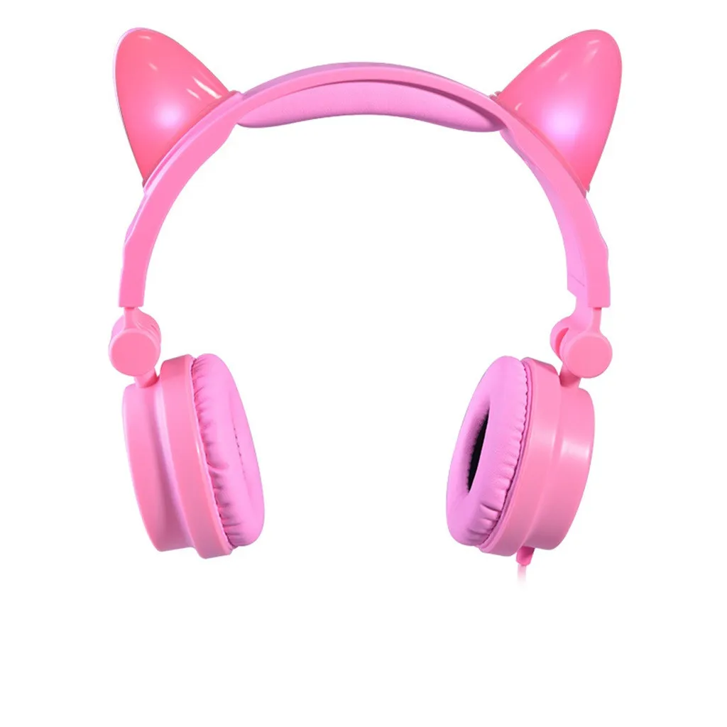 Foldable Cat headset LED Music Lights Sports Headphones Flashing For Girls Kids Cat ear Headphone
Foldable Cat headset LED Music Lights Sports Headphones Flashing For Girls Kids Cat ear Headphone
