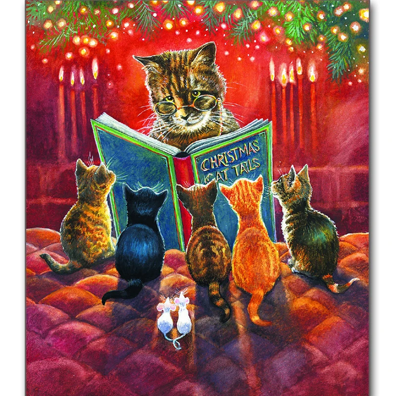 Full Square/Round Drill 5D DIY Diamond Painting "Cat & book" 3D Diamond Embroidery Cross Stitch Mosaic Home Decor Gift
Full Square/Round Drill 5D DIY Diamond Painting "Cat & book" 3D Diamond Embroidery Cross Stitch Mosaic Home Decor Gift