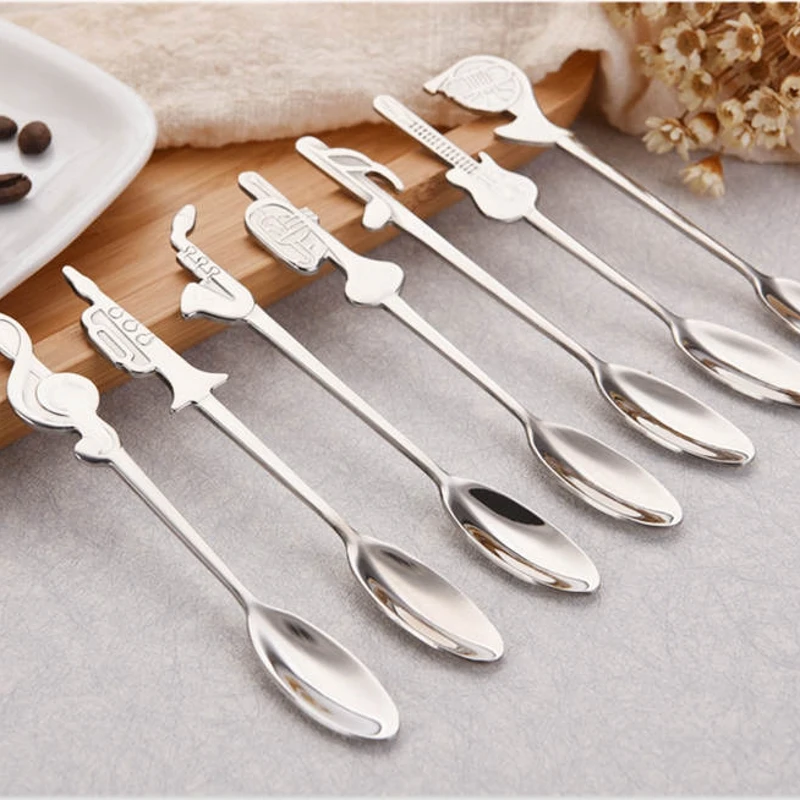 1Pcs New Stainless Steel Coffee & Tea Spoon Music Symbol Long Handle Spoon Drinking Kitchen Gadget Flatware Tableware
1Pcs New Stainless Steel Coffee & Tea Spoon Music Symbol Long Handle Spoon Drinking Kitchen Gadget Flatware Tableware