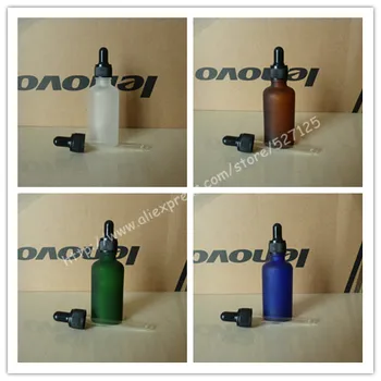 50ml frosted clear/green/brown/blue glass bottle with black plastic ring black/white rubber cap,essential oil bottle.
50ml frosted clear/green/brown/blue glass bottle with black plastic ring black/white rubber cap,essential oil bottle.