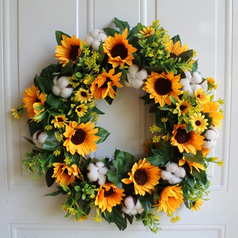 Wedding sunflower Home Decor Wedding Car Decoration Flower Silk Wreath Party Supplies
Wedding sunflower Home Decor Wedding Car Decoration Flower Silk Wreath Party Supplies