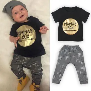 2016 Baby Clothing Newborn Baby Boys Kids Casual T-shirt Tops+Long Pants Outfits Summer Kids Clothes Sets 0-2Y
2016 Baby Clothing Newborn Baby Boys Kids Casual T-shirt Tops+Long Pants Outfits Summer Kids Clothes Sets 0-2Y