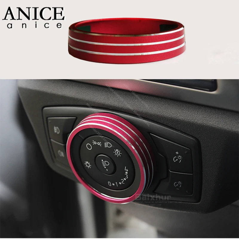RED aluminium alloy headlight switch Decorative covers For Ford Ranger Everest Endeavour
RED aluminium alloy headlight switch Decorative covers For Ford Ranger Everest Endeavour