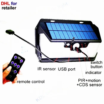 55 LED 900lm Solar Light remote control radar smart 3 side lighting swtich 11 cam street wall lamp yard camp garage pat
55 LED 900lm Solar Light remote control radar smart 3 side lighting swtich 11 cam street wall lamp yard camp garage pat