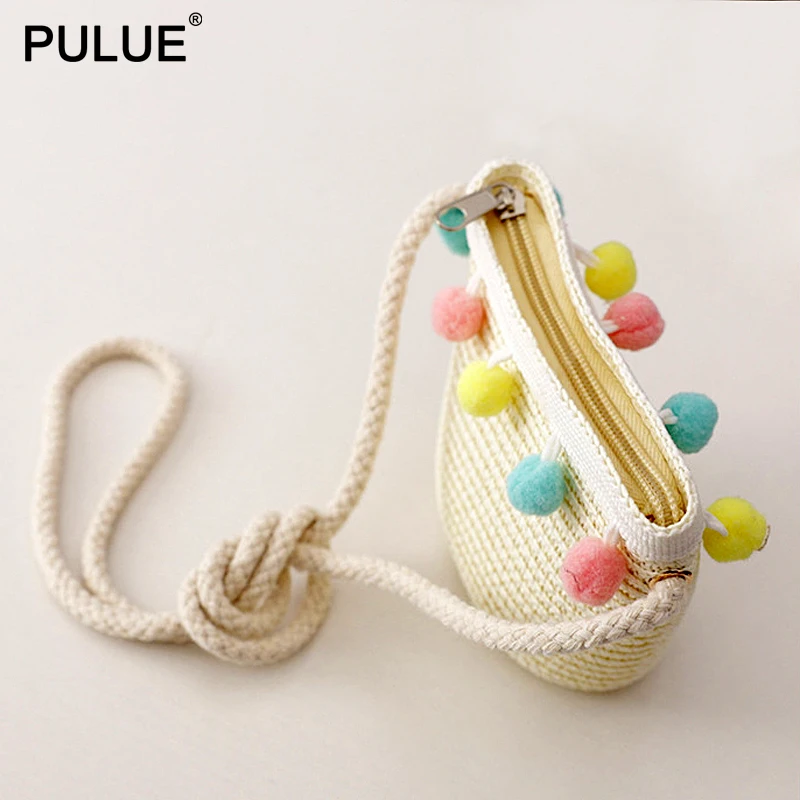 High-grade Handmade Straw Coin Purse Girl Mini Shoulder Bag Zipper Money Card Keys Bag Children Small Messenger Bag Change Purse
High-grade Handmade Straw Coin Purse Girl Mini Shoulder Bag Zipper Money Card Keys Bag Children Small Messenger Bag Change Purse
