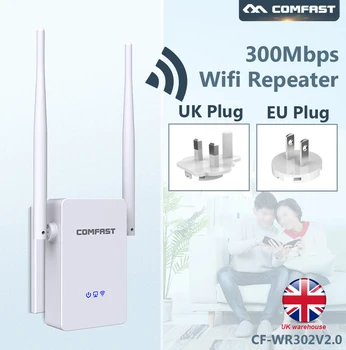 Comfast WR302V2 300Mbps Wireless Wifi Repeater 2.4G Wifi Extender Wireless router Wifi signal Amplifier Wifi Booster EU/UK Plug
Comfast WR302V2 300Mbps Wireless Wifi Repeater 2.4G Wifi Extender Wireless router Wifi signal Amplifier Wifi Booster EU/UK Plug