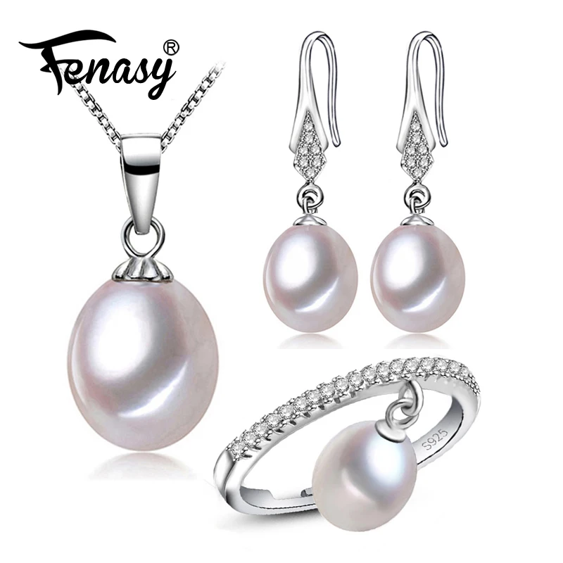 FENASY Natural Pearl Jewelry Black White Jewelry Sets for Women Pearl Necklace 925 Sterling Silver long earrings
FENASY Natural Pearl Jewelry Black White Jewelry Sets for Women Pearl Necklace 925 Sterling Silver long earrings