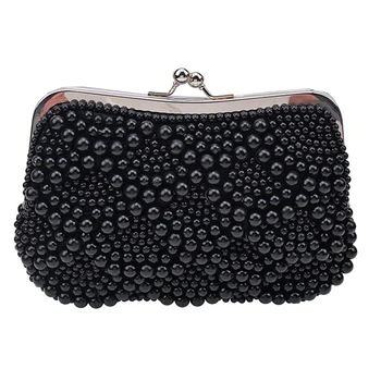 Fashion Black Pearl Ladies Bag Long Chain Women’s Messenger Handbags Elegant Female Phone Case Bag Wallets Women Clutch Wallet
Fashion Black Pearl Ladies Bag Long Chain Women’s Messenger Handbags Elegant Female Phone Case Bag Wallets Women Clutch Wallet