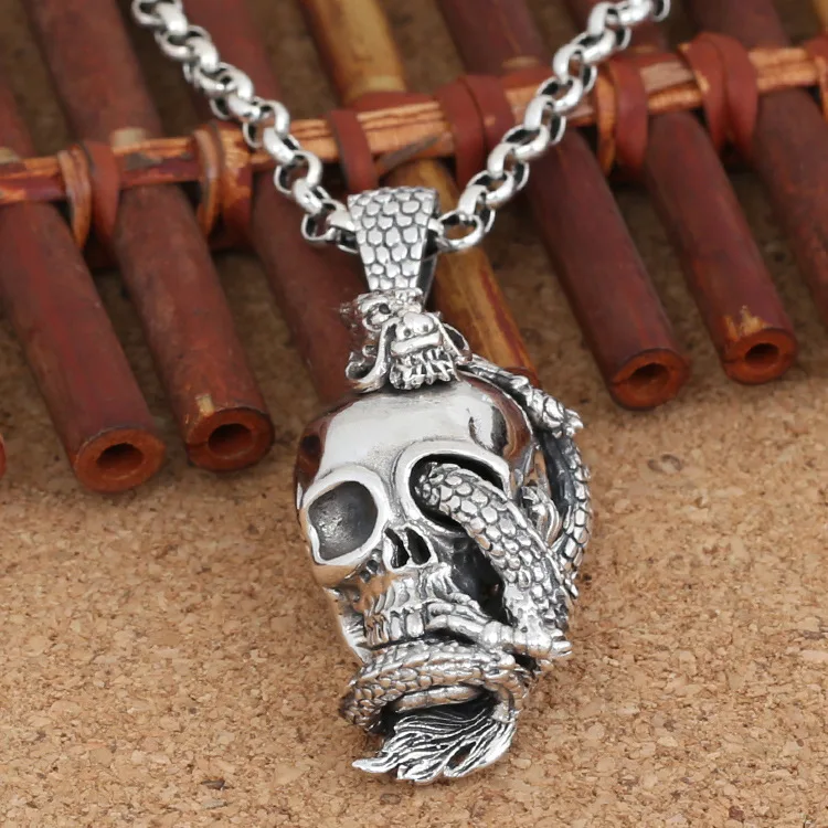 2019 Asg Choker Necklace S925 Pure Jewelry, Japan And South Korea Men's Fashion Exquisite Dragon Skull Sweater Pendant Joker
2019 Asg Choker Necklace S925 Pure Jewelry, Japan And South Korea Men's Fashion Exquisite Dragon Skull Sweater Pendant Joker