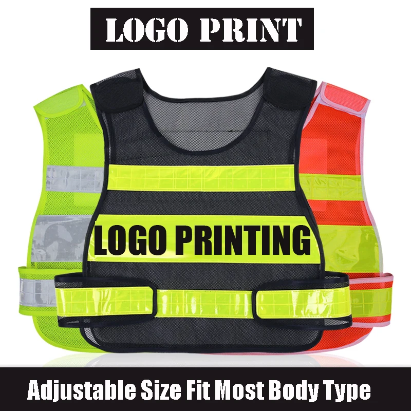 Safety Vest Mens High Visibility Reflective Vest Adjustable Waistcoat For Outdoor Work Cycling Sports Safety tank tops Clothing
Safety Vest Mens High Visibility Reflective Vest Adjustable Waistcoat For Outdoor Work Cycling Sports Safety tank tops Clothing