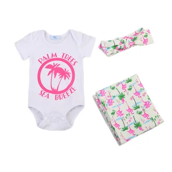 2017 New Brand 3pcs Set Newborn Toddler Infnat Baby Boy Girls Floral Swaddle Muslin Wrap Bodysuit 0-18M
2017 New Brand 3pcs Set Newborn Toddler Infnat Baby Boy Girls Floral Swaddle Muslin Wrap Bodysuit 0-18M