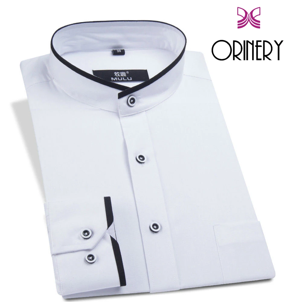 ORINERY 2018 New Spring Mandarin Collar Men Shirt High Quality Solid Long Sleeve Camisa Masculina Fashion Brand Clothing
ORINERY 2018 New Spring Mandarin Collar Men Shirt High Quality Solid Long Sleeve Camisa Masculina Fashion Brand Clothing