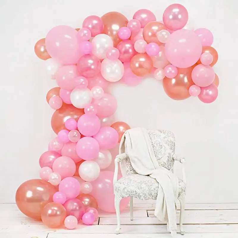 98pcs/set Pink Balloon Arch Kit Colorful Latex Balloons Garland Wedding Party Balloons Baby Shower Supplies Backdrop Decor
98pcs/set Pink Balloon Arch Kit Colorful Latex Balloons Garland Wedding Party Balloons Baby Shower Supplies Backdrop Decor