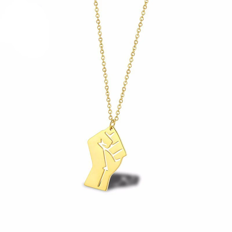 Feminist Necklace Resist Fist Pendant Power Necklace Solidarity African Ethnic Symbol of Strength and Unity Jewellery For Him
Feminist Necklace Resist Fist Pendant Power Necklace Solidarity African Ethnic Symbol of Strength and Unity Jewellery For Him