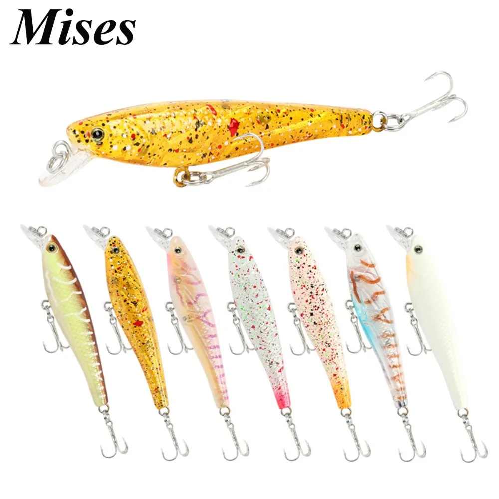 Mises 6.5cm 3.8g Seven Colors Floating Hot Stamping Bionic Minnow Lure Artificial Bait Hard Bait Fishing Lure Fishing Tackles
Mises 6.5cm 3.8g Seven Colors Floating Hot Stamping Bionic Minnow Lure Artificial Bait Hard Bait Fishing Lure Fishing Tackles