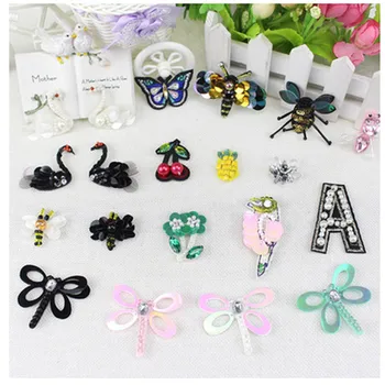 3D Handmade Rhinestone Beaded Sequined Patches For Clothing Butterfly Patch Sew On Beads Flower Applique Cute Small Patches
3D Handmade Rhinestone Beaded Sequined Patches For Clothing Butterfly Patch Sew On Beads Flower Applique Cute Small Patches