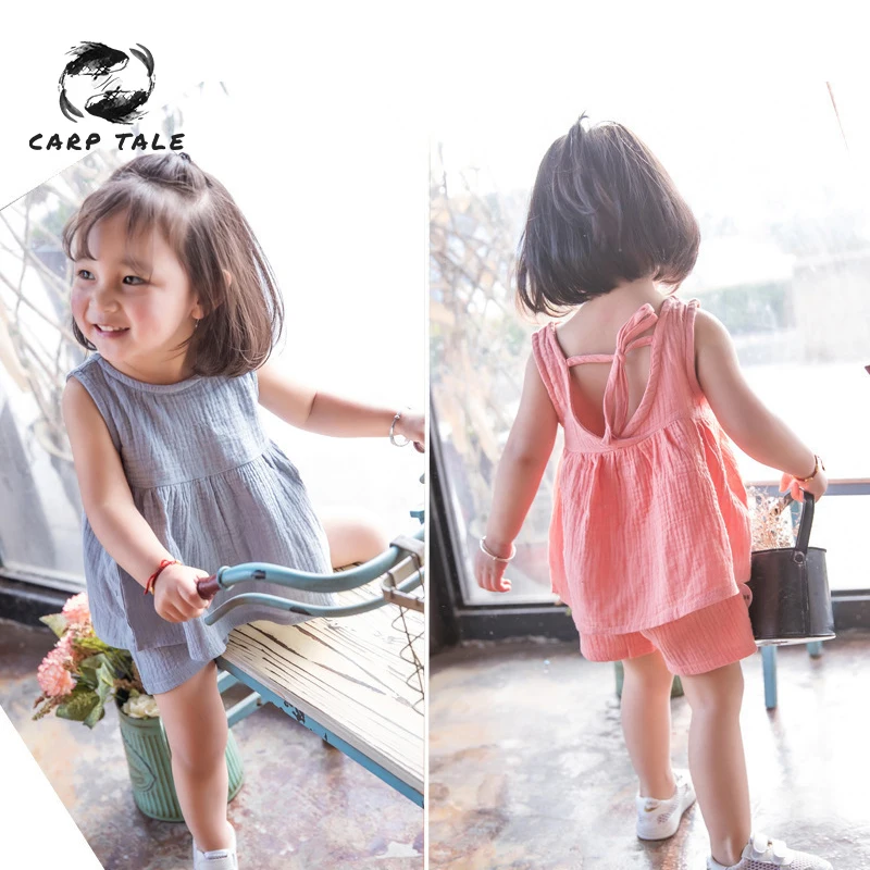 Infant dress girl solid color cotton and linen 2019 summer girl back strap dress shirt + shorts summer girls dress shirt
Infant dress girl solid color cotton and linen 2019 summer girl back strap dress shirt + shorts summer girls dress shirt