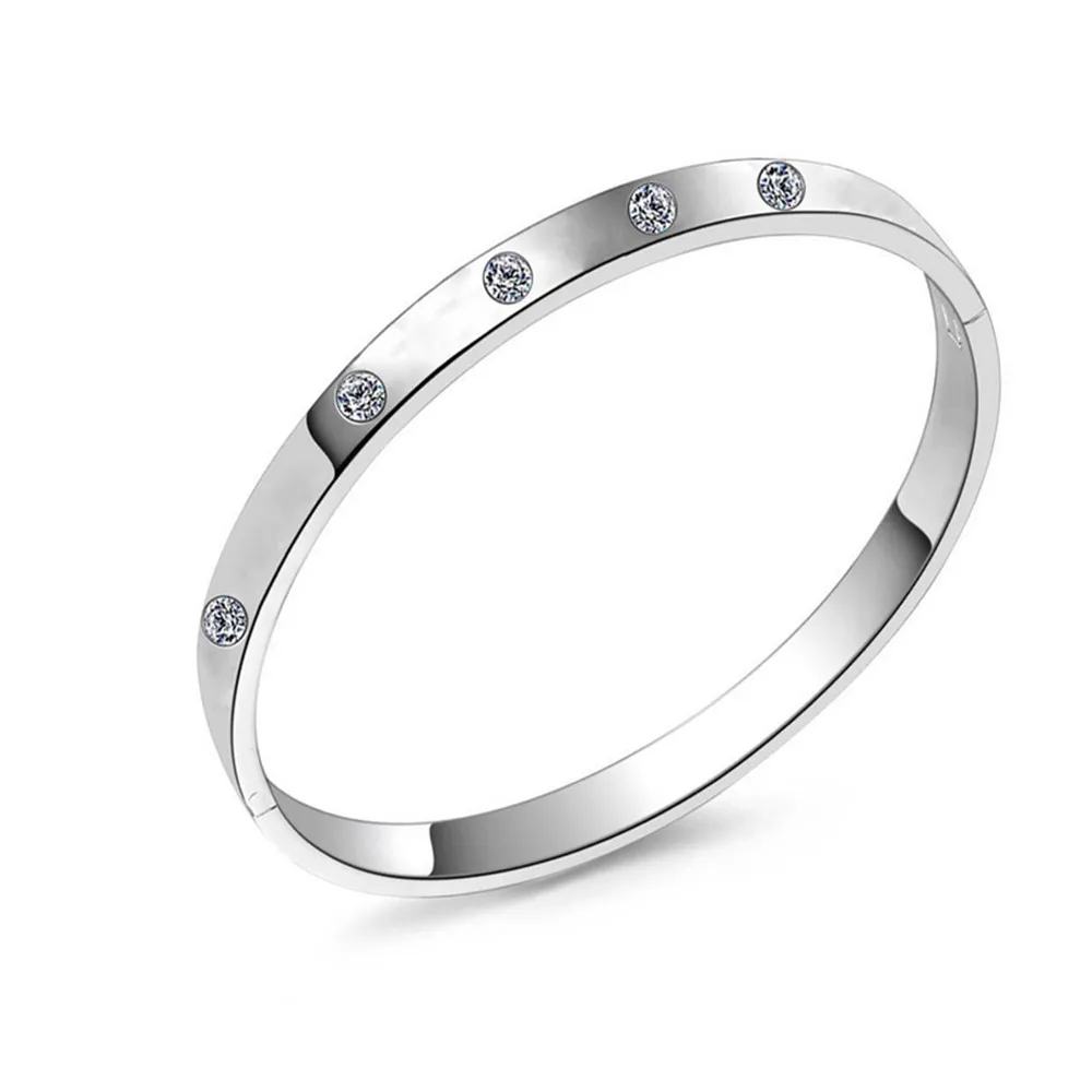 ECODAY Jewelry Crystal Bangle Love Bracelet Silver Color Bangle Bracelets For Women Pulsera Bijoux
ECODAY Jewelry Crystal Bangle Love Bracelet Silver Color Bangle Bracelets For Women Pulsera Bijoux