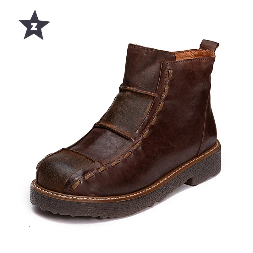 Z mid-calf boots women leather shoes retro zipper martin booties motocycle boots winter casual short women boots
Z mid-calf boots women leather shoes retro zipper martin booties motocycle boots winter casual short women boots