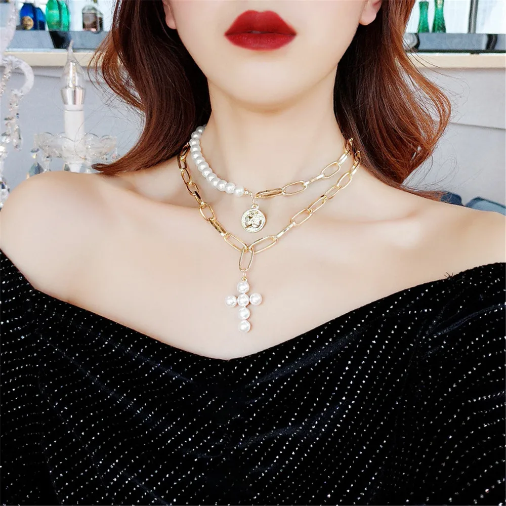 CRLEY Luxury 2pcs Elegant Jewelry Necklace Pearl Pendant Brand New Design Austrian Crystal Choker Necklace Drop Jewelry
CRLEY Luxury 2pcs Elegant Jewelry Necklace Pearl Pendant Brand New Design Austrian Crystal Choker Necklace Drop Jewelry