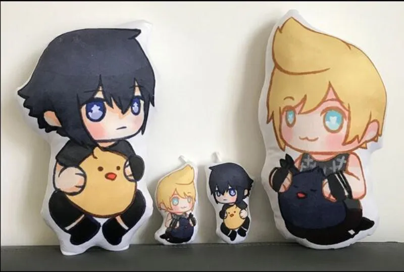 Final Fantasy XV FF15 Noctis Noct Prompto Doll Plush Keychain Toy Pillow Cute Lovely Pendant Thoughtful Gift HOT
Final Fantasy XV FF15 Noctis Noct Prompto Doll Plush Keychain Toy Pillow Cute Lovely Pendant Thoughtful Gift HOT