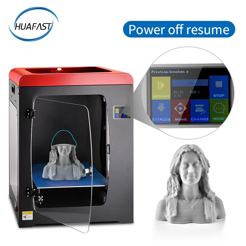 Huafast HS-334 plus printing size 3d printer 2019 3.2 TFT Touch Screen 3d drucker Resume Power Failure Printing Desktop Frame
Huafast HS-334 plus printing size 3d printer 2019 3.2 TFT Touch Screen 3d drucker Resume Power Failure Printing Desktop Frame
