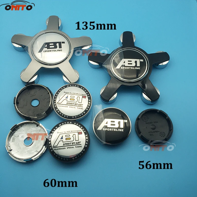 4pcs/set 135mm 60mm 56mm car wheel logo emblem ABT Logo Wheel Dust-proof emblem covers Car Accessories for audi
4pcs/set 135mm 60mm 56mm car wheel logo emblem ABT Logo Wheel Dust-proof emblem covers Car Accessories for audi
