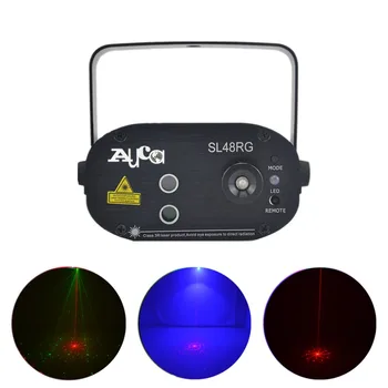 AUCD Mini Remote Control 48 Gobos Red Green Laser Projector Lights Mix 3W Blue LED DJ Home Party Show Stage Wash Lighting SL48RG
AUCD Mini Remote Control 48 Gobos Red Green Laser Projector Lights Mix 3W Blue LED DJ Home Party Show Stage Wash Lighting SL48RG