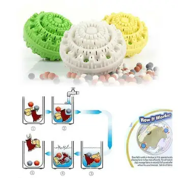 1 Pcs Laundry Cleaning Ball No Detergent Clothes Washing Machine Wash Wizard Style 66CY
1 Pcs Laundry Cleaning Ball No Detergent Clothes Washing Machine Wash Wizard Style 66CY